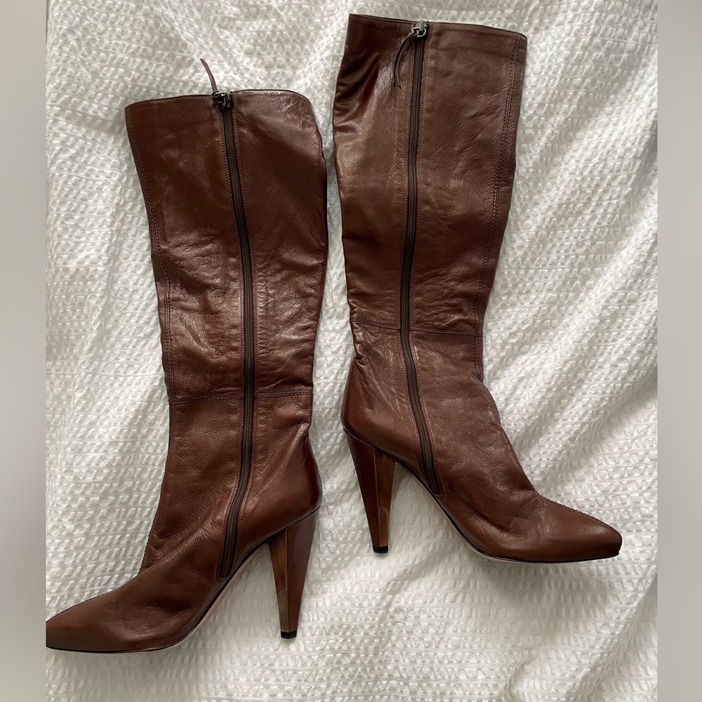 Miu Miu Boots Color Bronze Size 37 - image 2